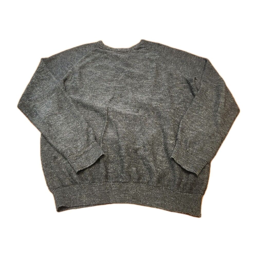 LL Bean Sweater Mens 100% Organic Cotton Crewneck Pullover Classic Knit Appx. XL